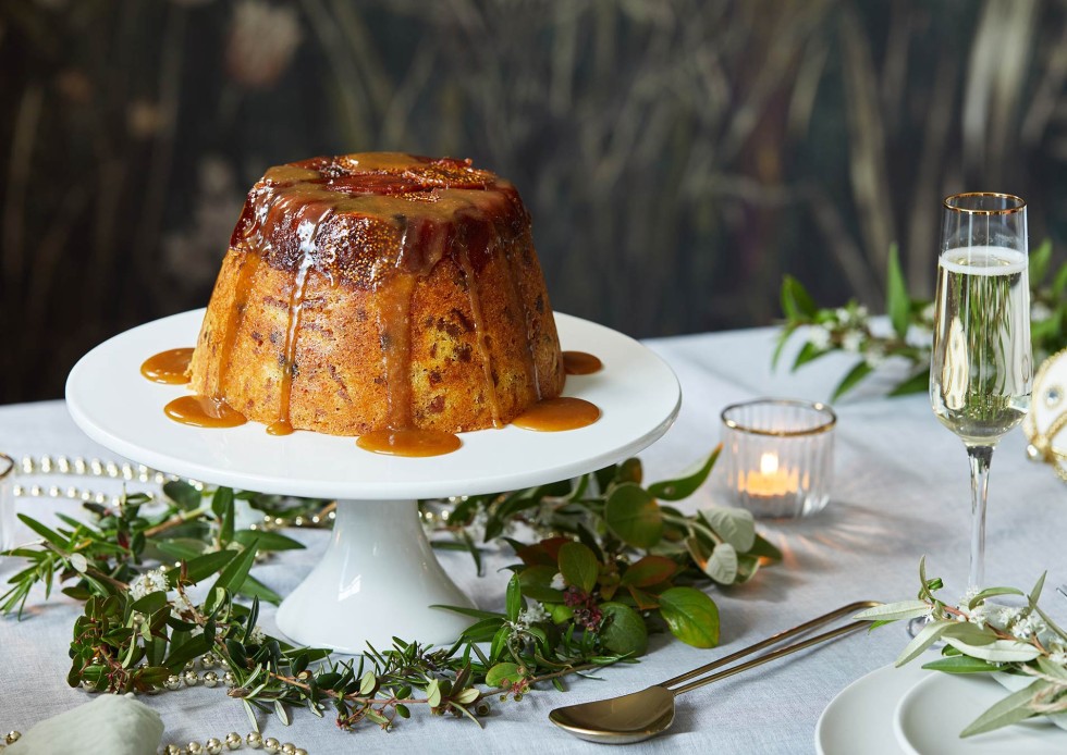 Click to play Golden Christmas Pudding recipe video on YouTube