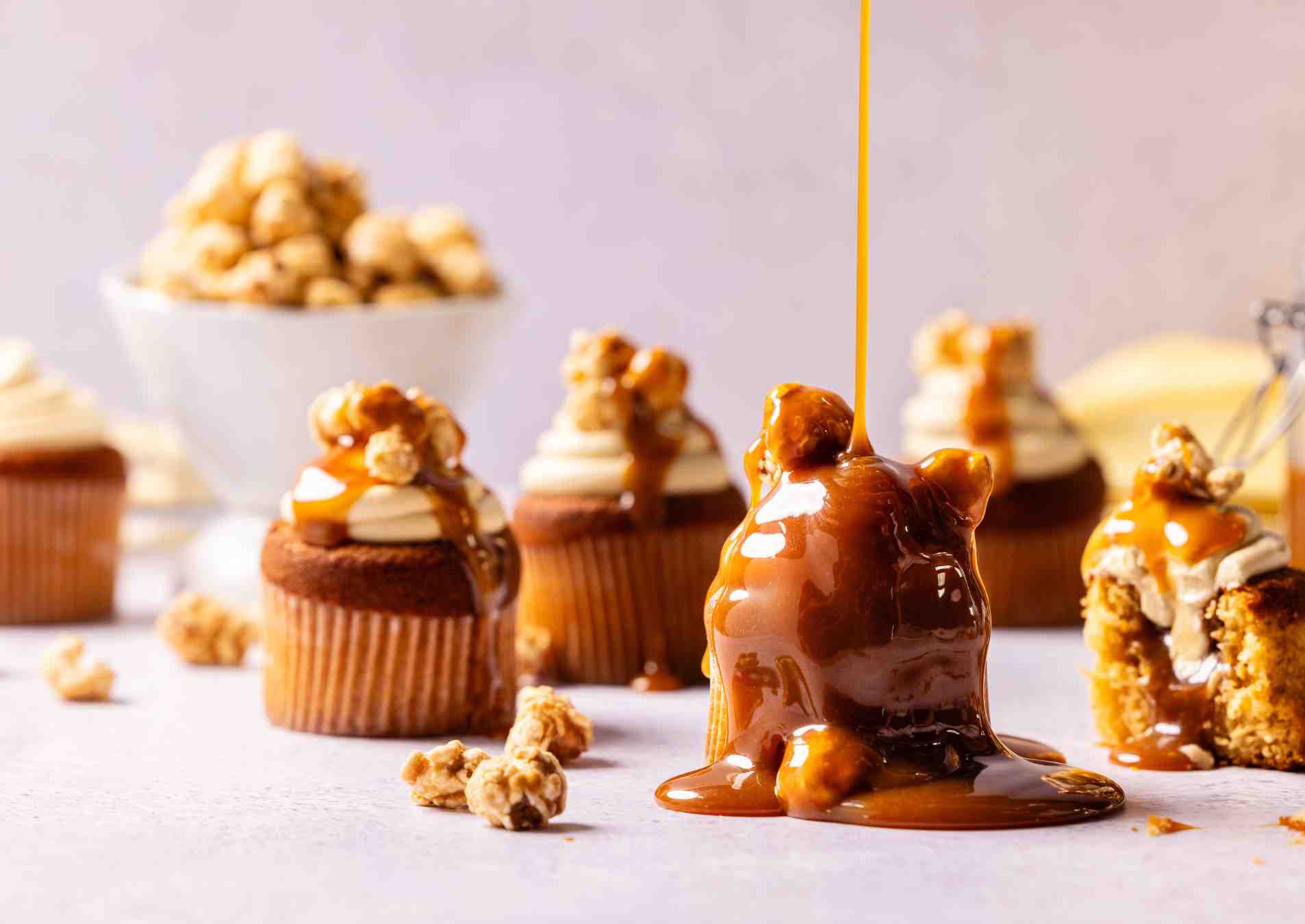 Caramel Popcorn Cupcakes | Westgold AU