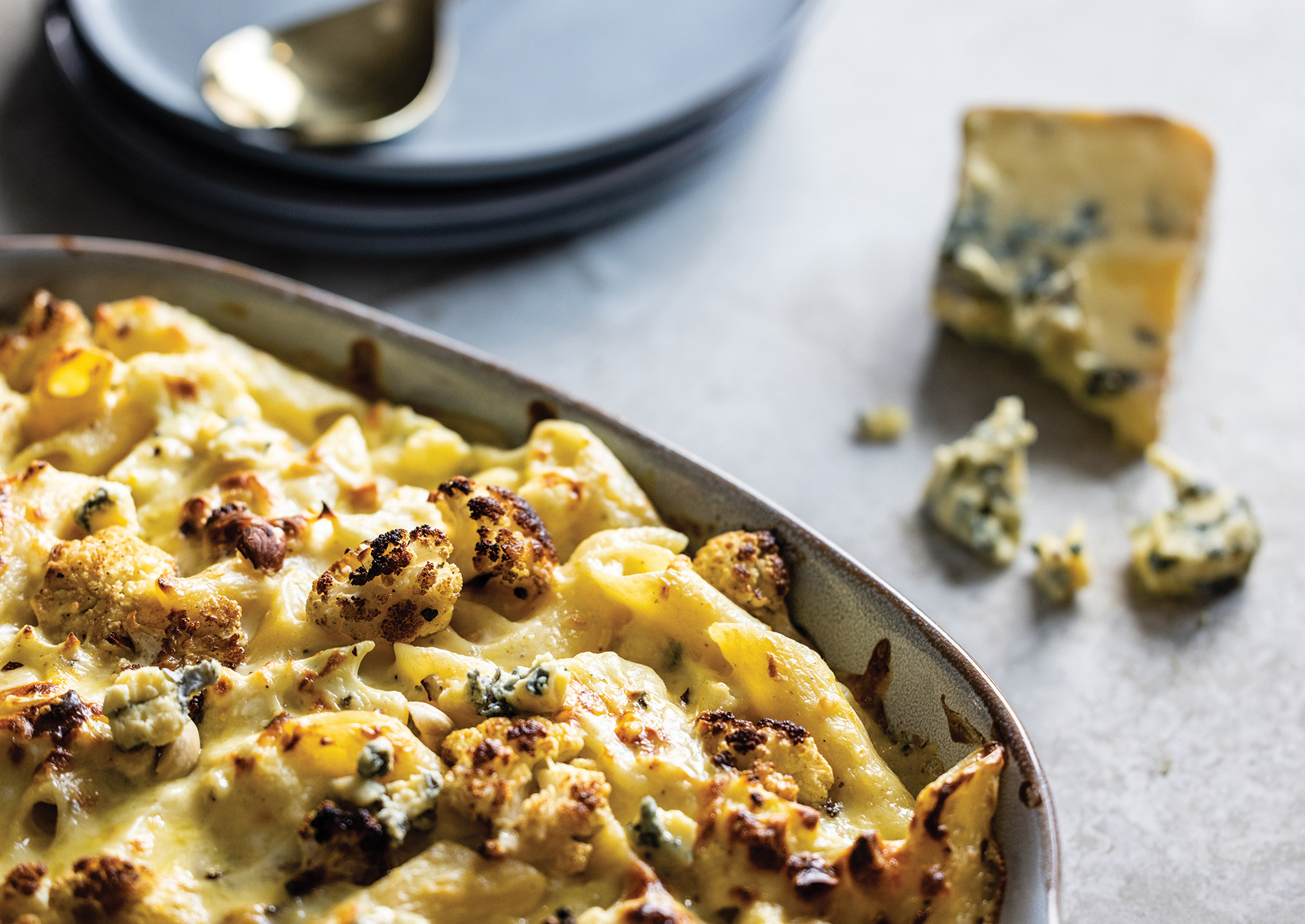Cauliflower, Hazelnut and Blue Cheese Pasta Bake Recipe Westgold NZ